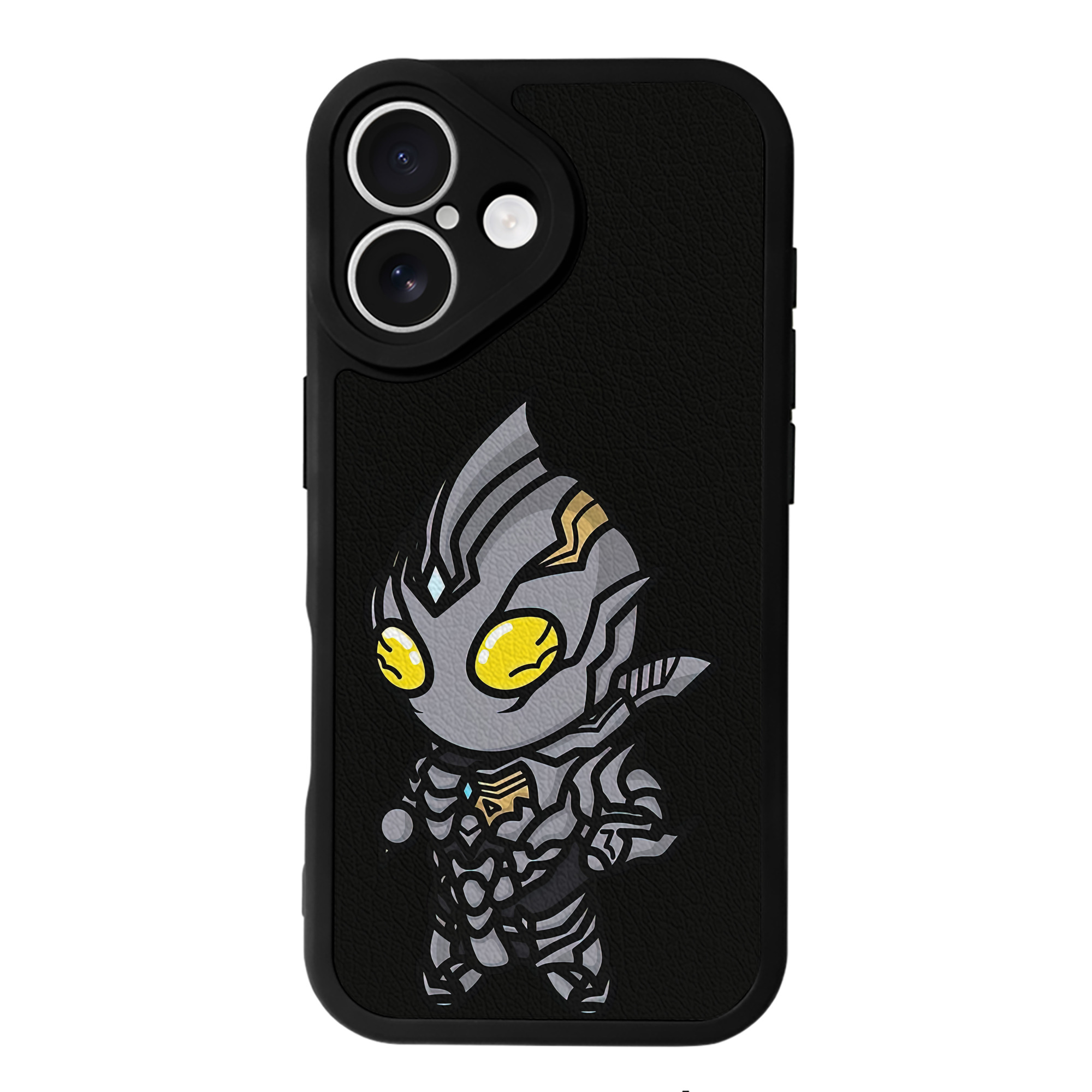 （画像用） ウルトラマン Ultraman 【iPhone 16シリーズ対応】シリコンスマホケース（レザー調） 材質：シリコン